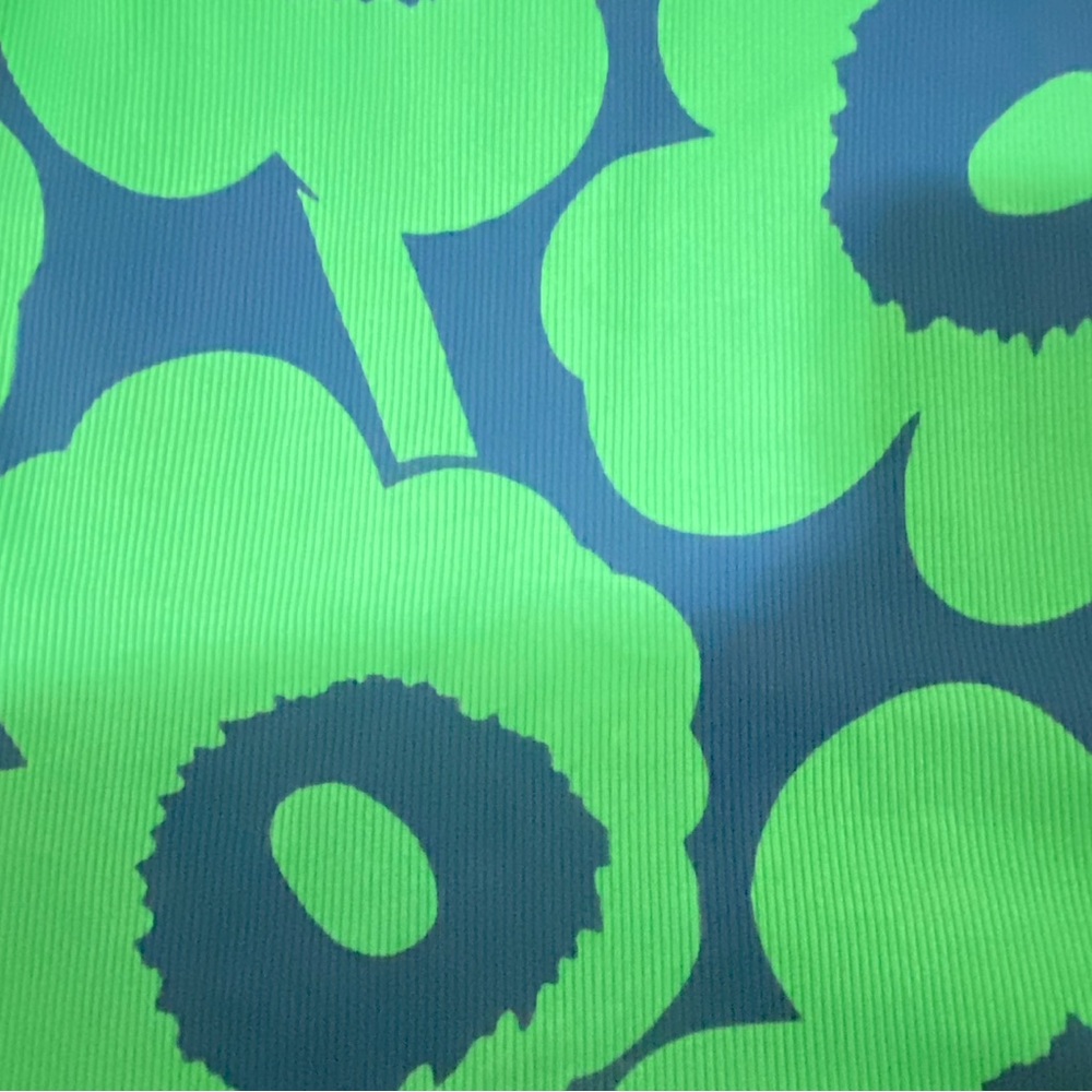 Marimekko Green & Navy Floral Knit Midi Dress - Picture 3 of 11